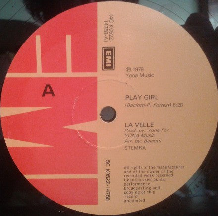 La Velle : Playgirl (12")