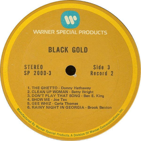 Various : Black Gold - 24 Carats (2xLP, Comp)