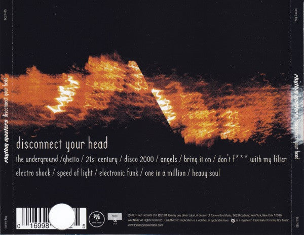 Rhythm Masters : Disconnect Your Head (CD, Album)