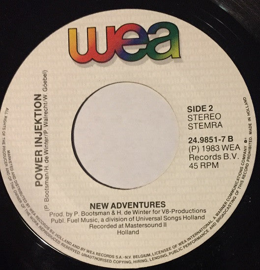 New Adventures : Rag Fever (7", Single)