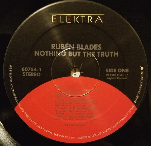 Rubén Blades* : Nothing But The Truth (LP, Album)