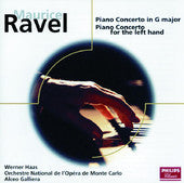Maurice Ravel - Werner Haas, Alceo Galliera, Orchestre National De L'Opéra De Monte-Carlo : Klavierkonzerts (CD, Comp, RE)