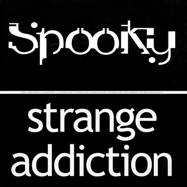 Spooky : Strange Addiction (12", Promo + CD, Maxi)