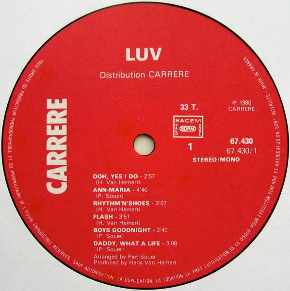 Luv' : True Luv' (LP, Album, RE)