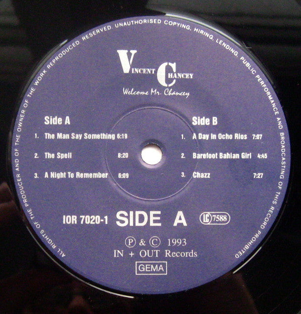 Vincent Chancey : Welcome Mr. Chancey (LP, Album)