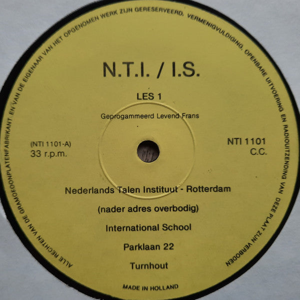 Unknown Artist : Geprogrammeerd Levend Frans (LP)