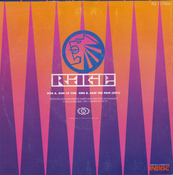 Rage : Run To You (7", Single)