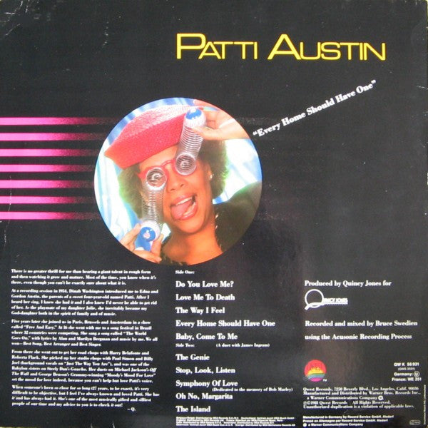 Patti Austin : Every Home Should Have One (LP, Album)