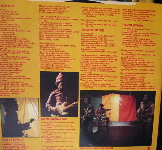Bob Marley & The Wailers : Natty Dread (LP, Album)