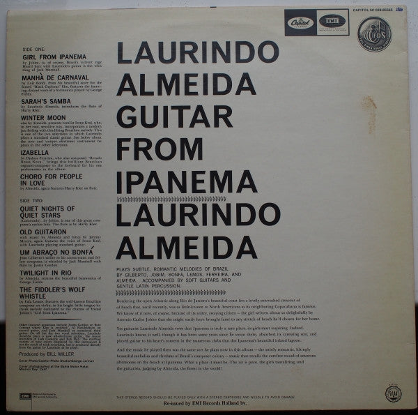 Laurindo Almeida : Guitar From Ipanema (LP, Album, RE)