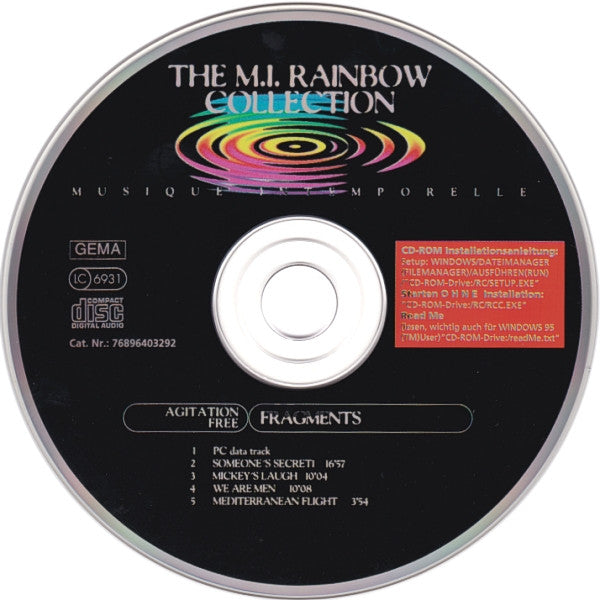 Agitation Free : Fragments (CD, Album, Enh)