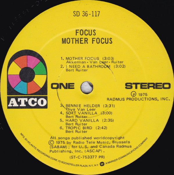 Focus (2) : Mother Focus (LP, Album, Pre)