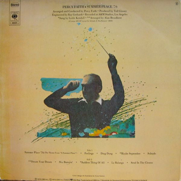 Percy Faith : Summer Place '76 (LP, Album)