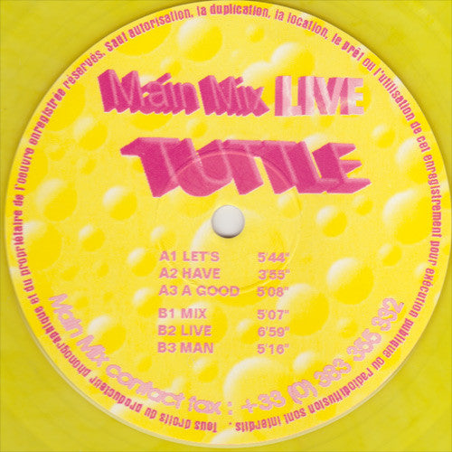 DJ Tuttle : Live (12", Yel)