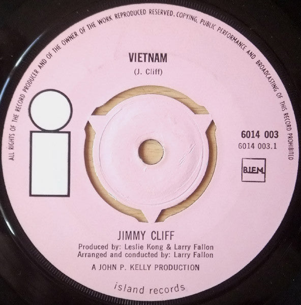 Jimmy Cliff : Vietnam (7", Single)