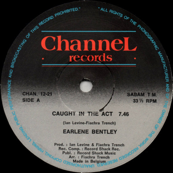 Earlene Bentley : Caught In The Act (12")