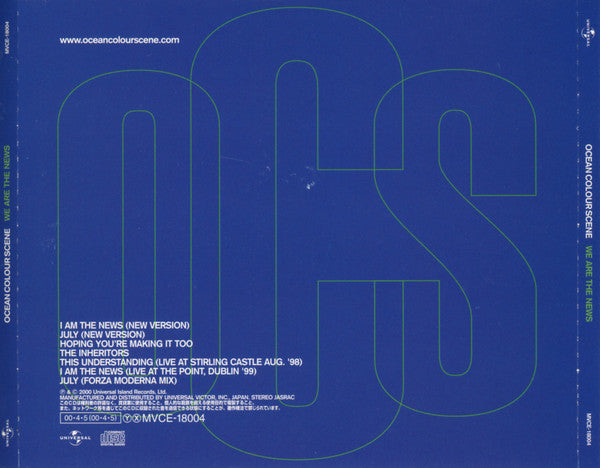 Ocean Colour Scene : We Are The News (CD, Maxi)