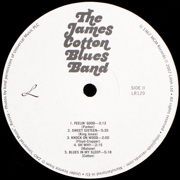 The James Cotton Blues Band : The James Cotton Blues Band (LP, Album, RE, 180)