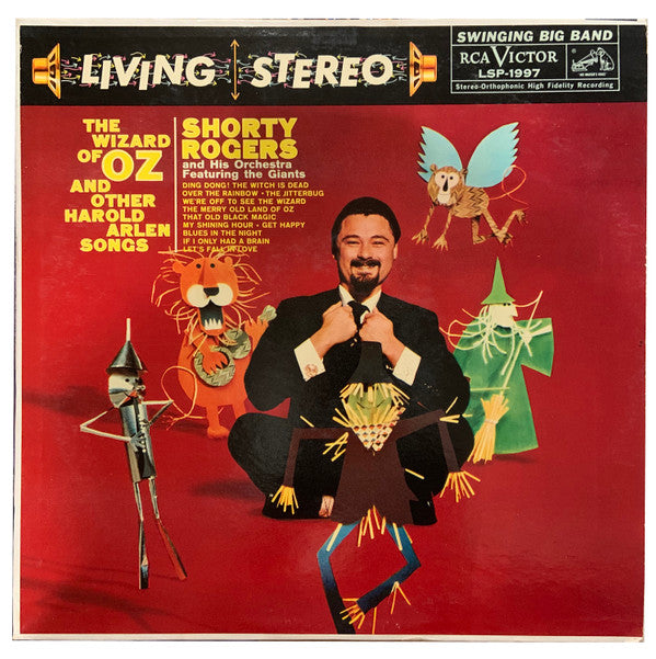 Shorty Rogers And His Orchestra Featuring The Giants (3) : The Wizard Of Oz And Other Harold Arlen Songs (LP, Album)