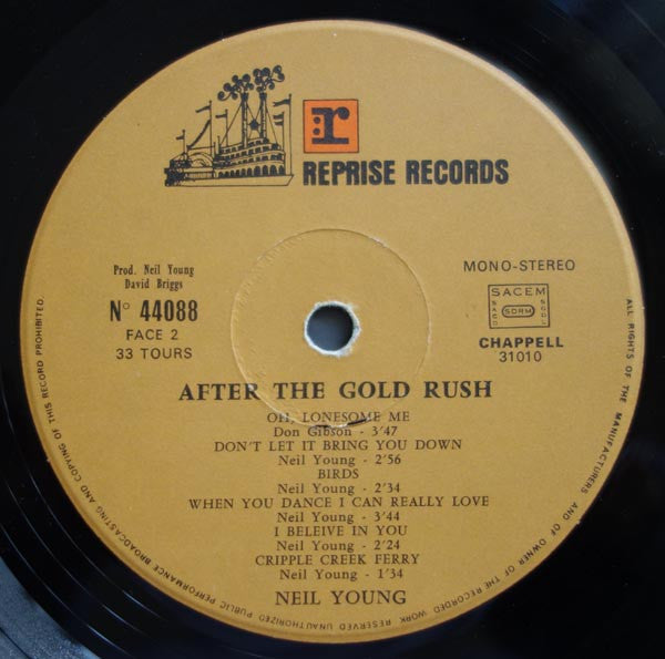 Neil Young : After The Gold Rush (LP, Album, RE, Gat)