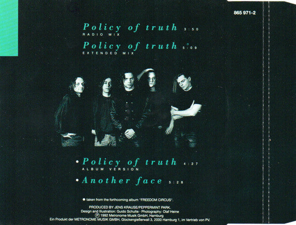Terry Hoax : Policy Of Truth (CD, Maxi)