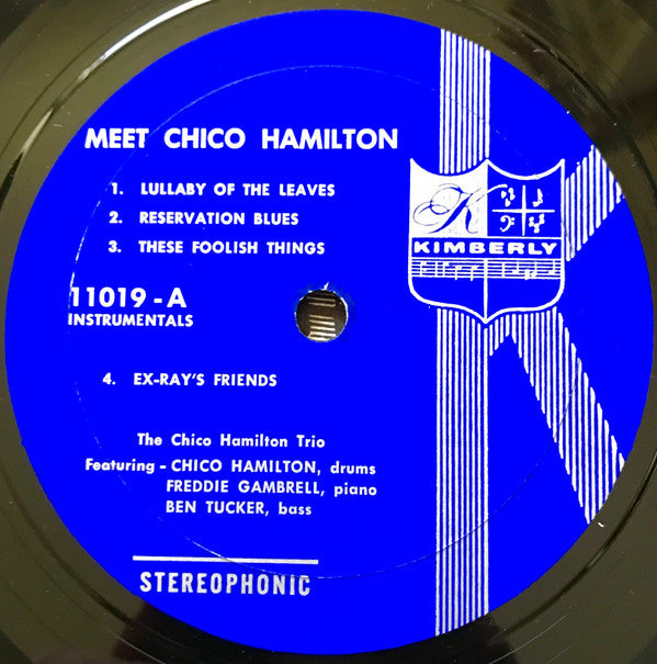 The Chico Hamilton Trio : Meet Chico Hamilton (LP, Album)
