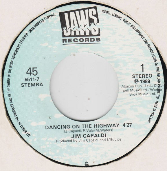 Jim Capaldi : Dancing On The Highway (7", Single)