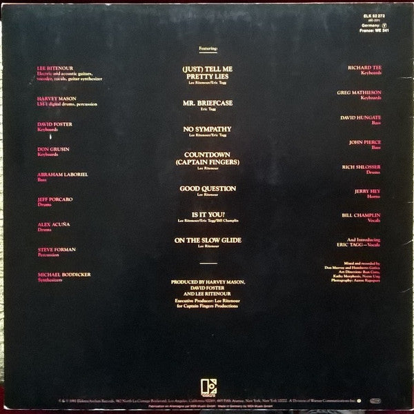 Lee Ritenour : Rit (LP, Album)