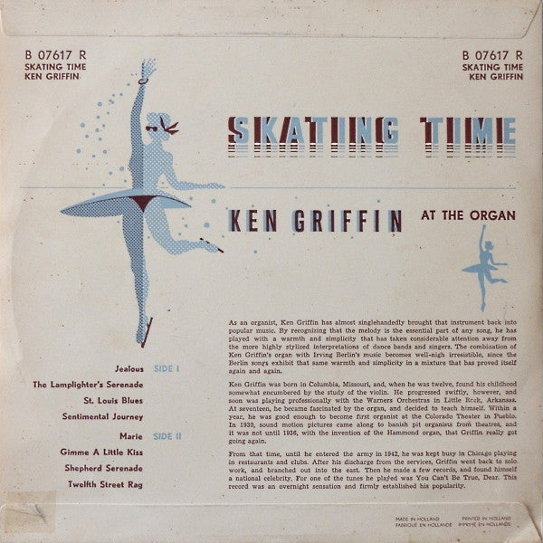 Ken Griffin (2) : Skating Time (10", Mono)