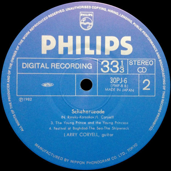 Larry Coryell : Scheherazade (LP, Album)