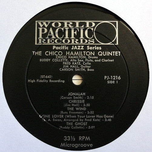 The Chico Hamilton Quintet : Chico Hamilton Quintet In Hi-Fi (LP, Album, Mono, RE, Hol)