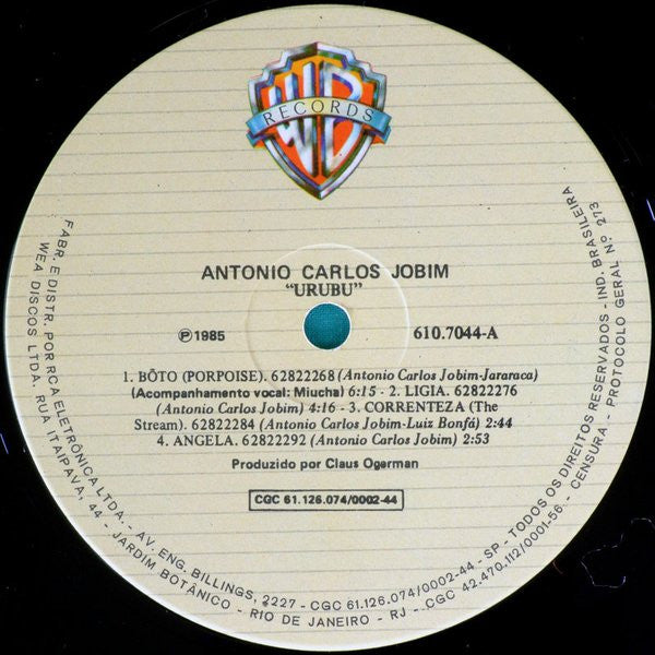 Antonio Carlos Jobim : Urubu (LP, Album, RE, Gat)