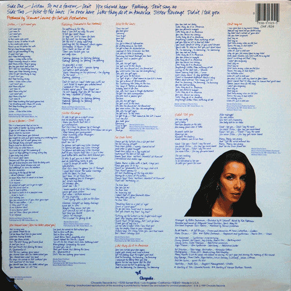 Charlie Dore : Listen! (LP, Album, San)