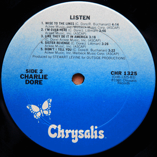 Charlie Dore : Listen! (LP, Album, San)
