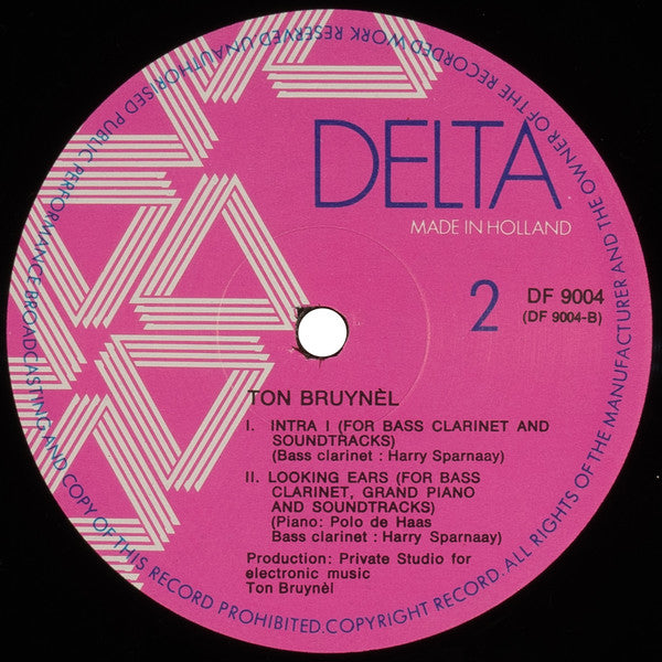 Ton Bruynèl : Elegy Intra Looking Ears (LP)