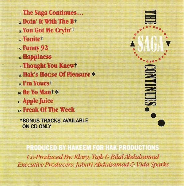 The Boys : The Saga Continues... (CD, Album)