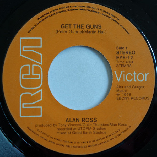 Alan Ross (2) : Get The Guns (7", Single)