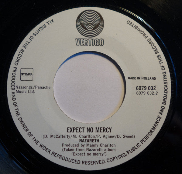 Nazareth (2) : May The Sunshine (7", Single)