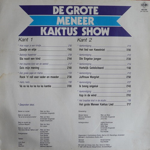 Meneer Kaktus : De Grote Meneer Kaktus Show (LP)