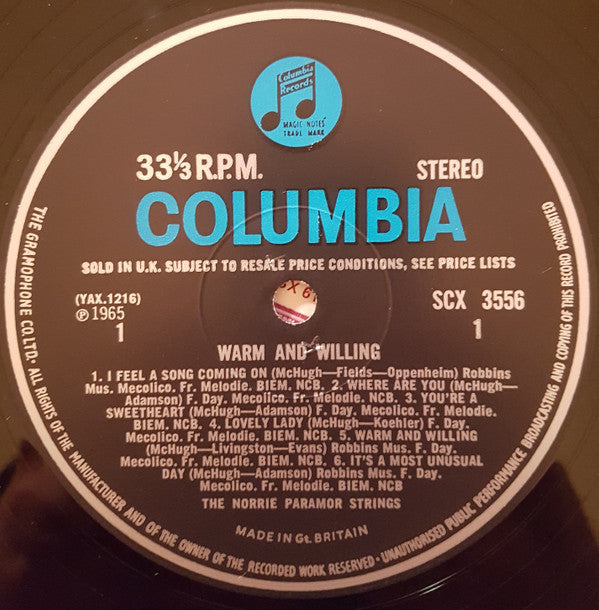 Norrie Paramor : Warm & Willing (LP)
