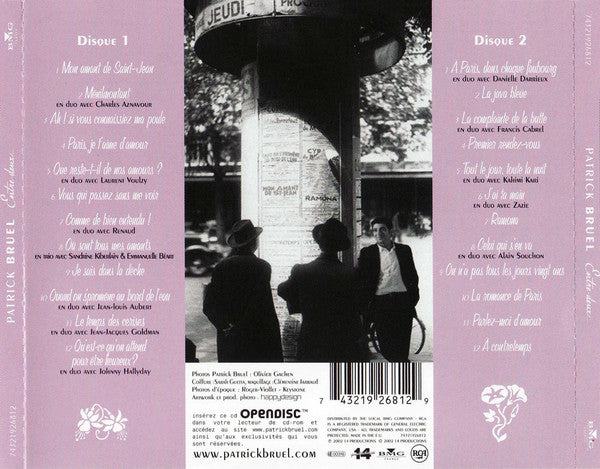 Patrick Bruel : Entre-Deux... (2xCD, Album, Enh, Jew)