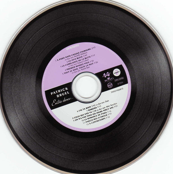 Patrick Bruel : Entre-Deux... (2xCD, Album, Enh, Jew)