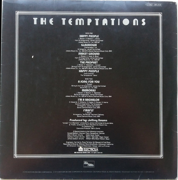 The Temptations : A Song For You (LP, Album)
