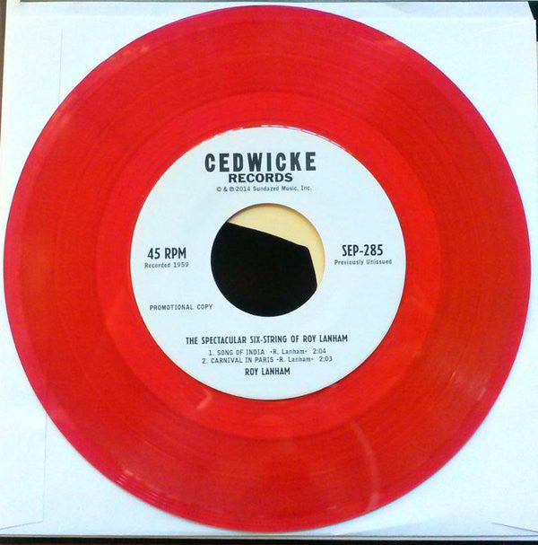 Roy Lanham : The Spectacular Six-String Of Roy Lanham (7", EP, Ltd, Red)