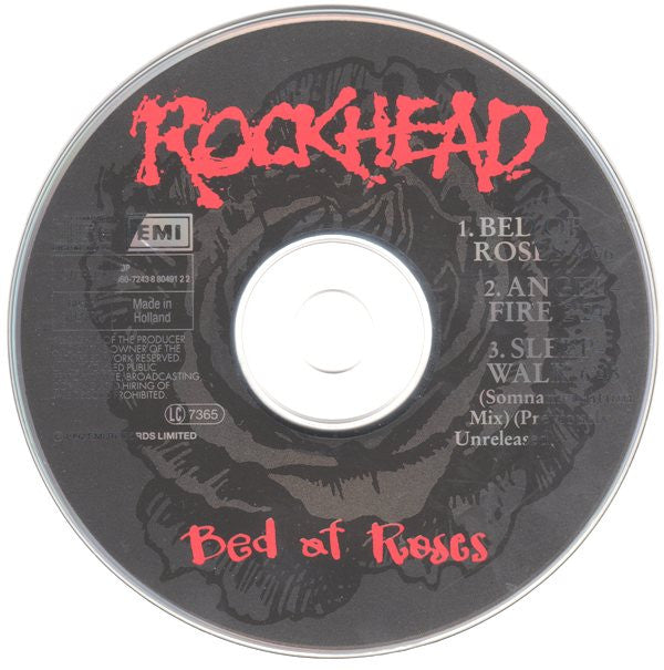 Rockhead : Bed Of Roses (CD, Single)