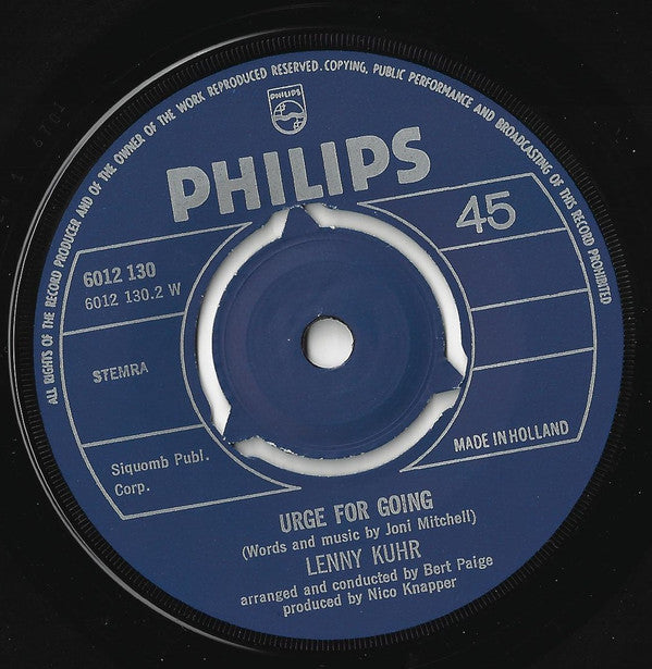 Lenny Kuhr : This Little Song Of Joy (7", Single)