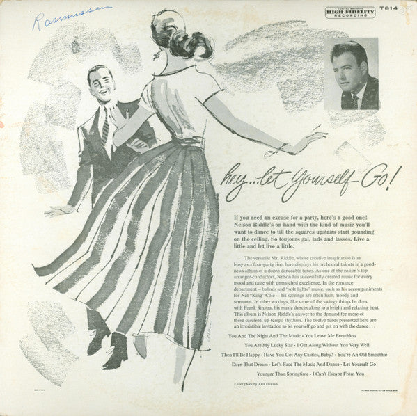 Nelson Riddle And His Orchestra : Hey...Let Yourself Go! (LP, Album, Mono)