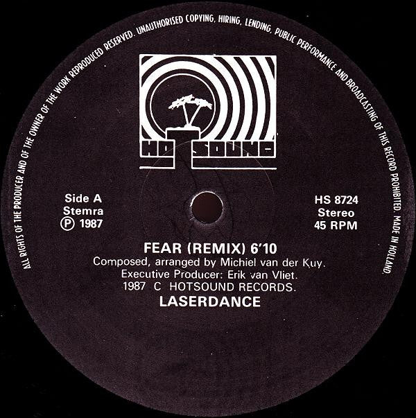 Laserdance : Fear (Remix) / Battle Cry (Remix) (12")