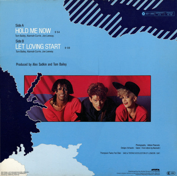 Thompson Twins : Hold Me Now (12", Maxi)