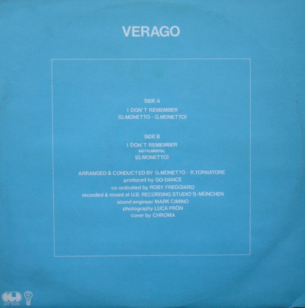 Verago : I Don't Remember (12")